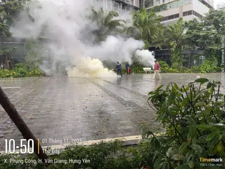 Diễn tập phòng cháy chữa cháy SEKIN