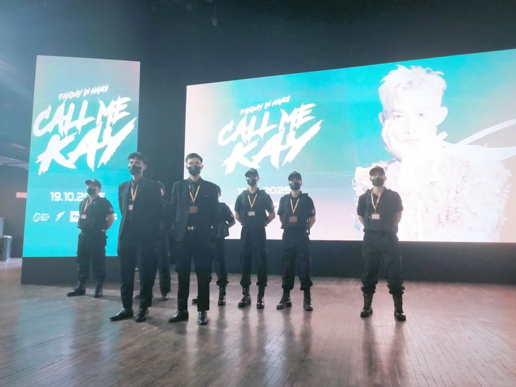 Đội vệ sĩ SEKIN bảo vệ sự kiện CALL ME KAY