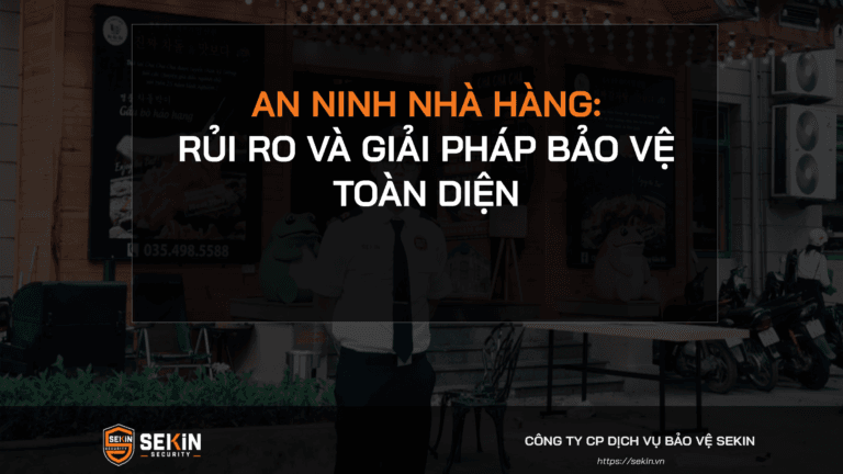 An ninh nhà hàng