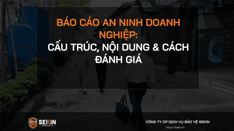 Báo Cáo An Ninh Doanh Nghiệp