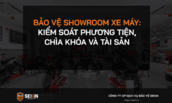 Bảo vệ showroom xe máy