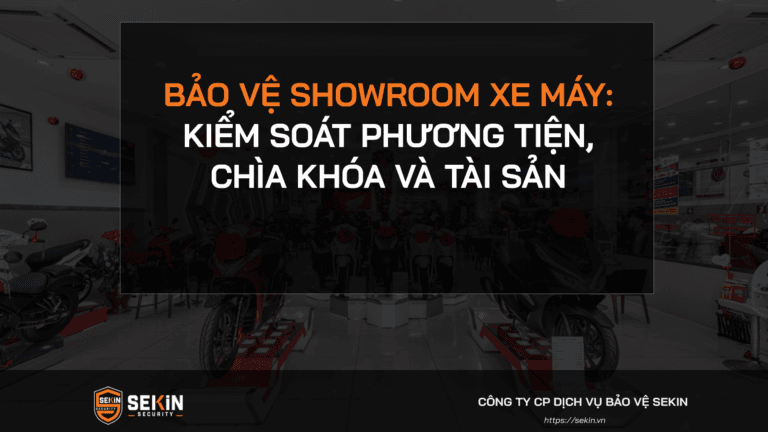 Bảo vệ showroom xe máy