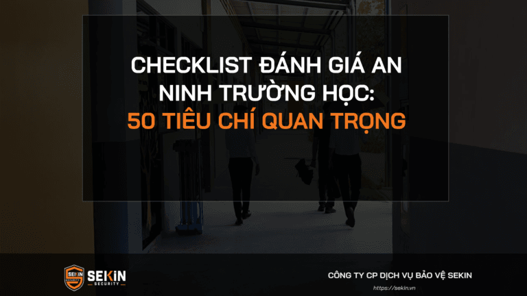 Checklist Đánh Giá An Ninh Trường Học
