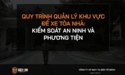 Quy trình quản lý khu vực để xe tòa nhà