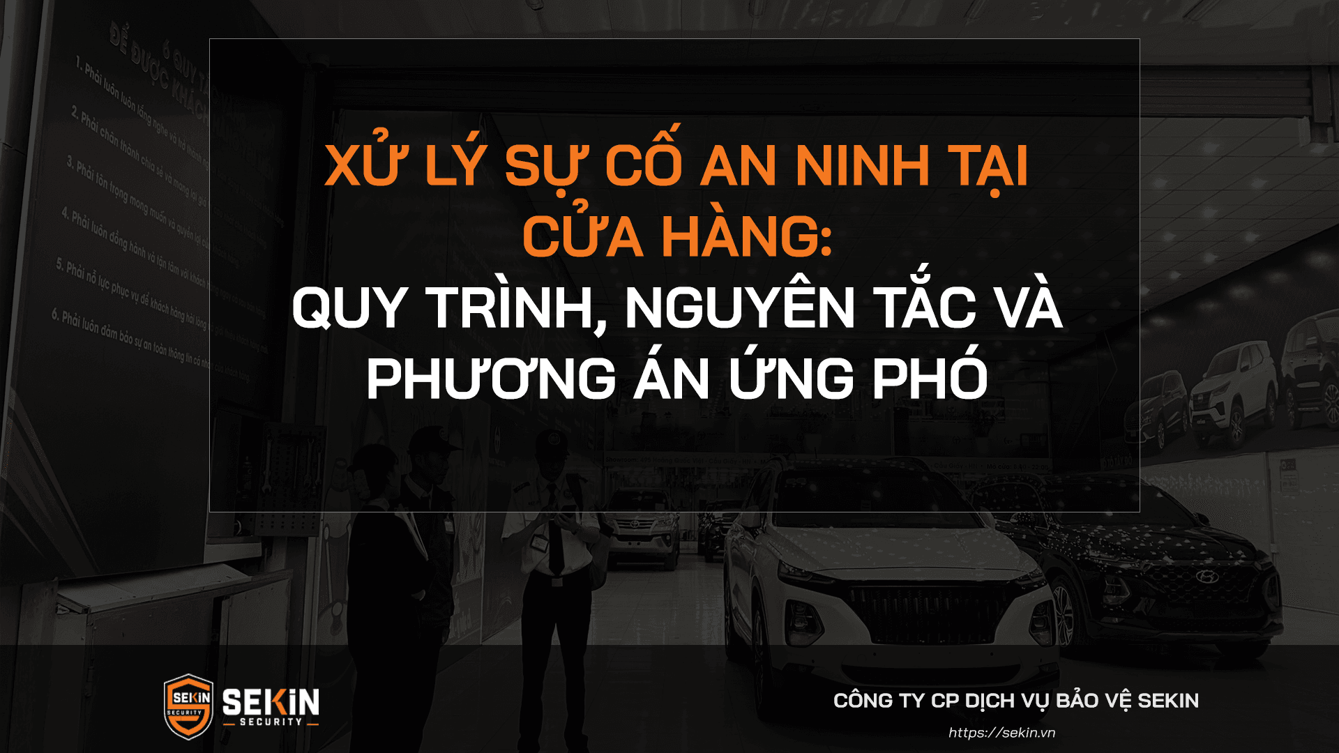 Xử lý sự cố an ninh tại cửa hàng