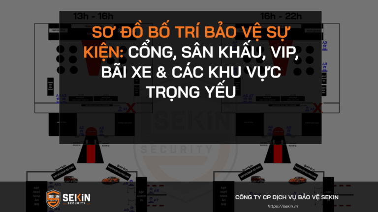Sơ Đồ Bố Trí Bảo Vệ Sự Kiện