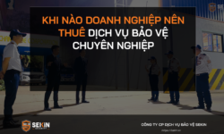Khi Nào Doanh Nghiệp Nên Thuê Dịch Vụ Bảo Vệ Chuyên Nghiệp